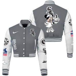 Chicago White Sox MLB Style Cropped Baseball Jacket For Fans