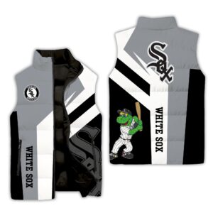Chicago White Sox MLB Style Sleeveless Puffer Jacket For Fans