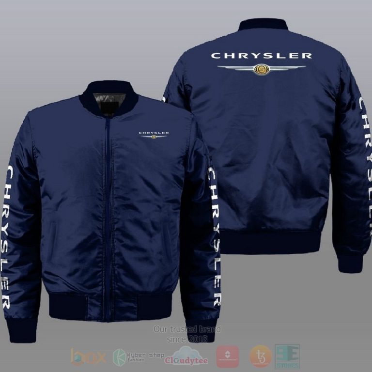 Chrysler Car Style Bomber Jacket For Fans