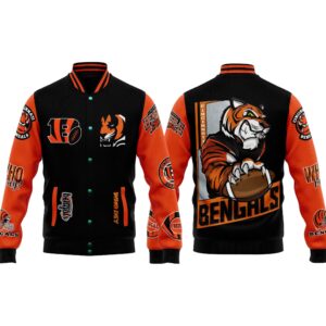 Cincinnati Bengals NFL Style Baseball Jacket For Fans