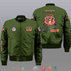 Cincinnati Bengals NFL Style Bomber Jacket For Fans