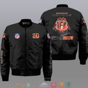 Cincinnati Bengals NFL Style Bomber Jacket For Fans