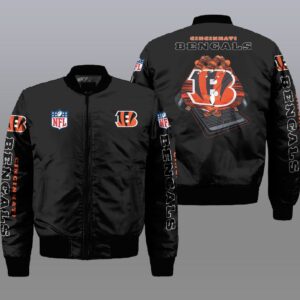 Cincinnati Bengals NFL Style Bomber Jacket For Fans