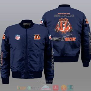 Cincinnati Bengals NFL Style Bomber Jacket For Fans