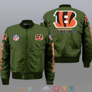 Cincinnati Bengals NFL Style Bomber Jacket For Fans
