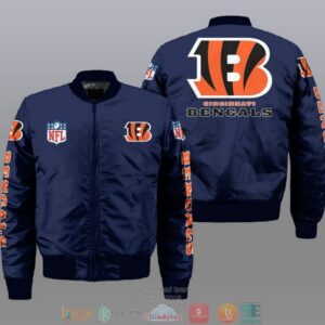Cincinnati Bengals NFL Style Bomber Jacket For Fans
