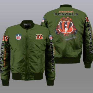Cincinnati Bengals NFL Style Bomber Jacket For Fans