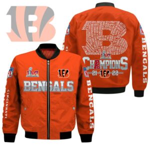 Cincinnati Bengals NFL Style Bomber Jacket For Fans