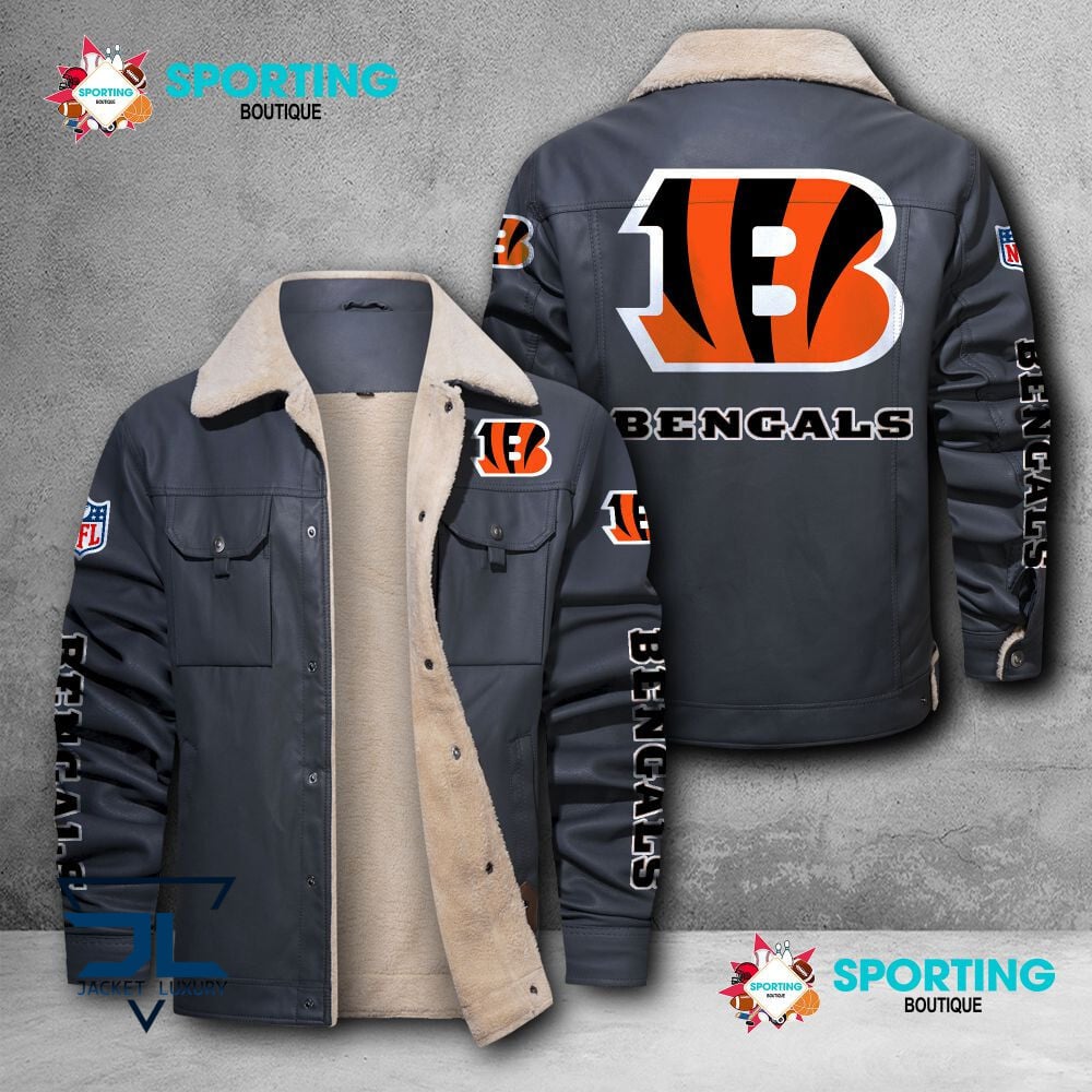 Cincinnati Bengals NFL Style Leather Jacket For Fans