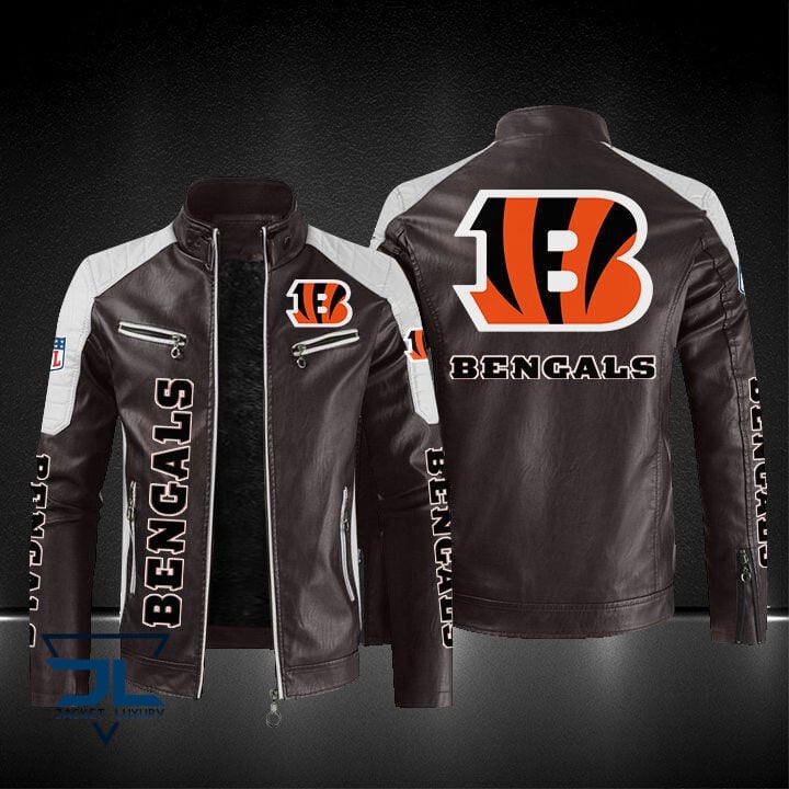 Cincinnati Bengals NFL Style Leather Jacket For Fans