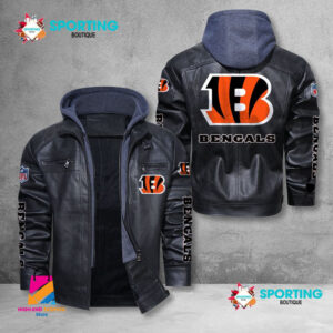 Cincinnati Bengals NFL Style Leather Jacket For Fans