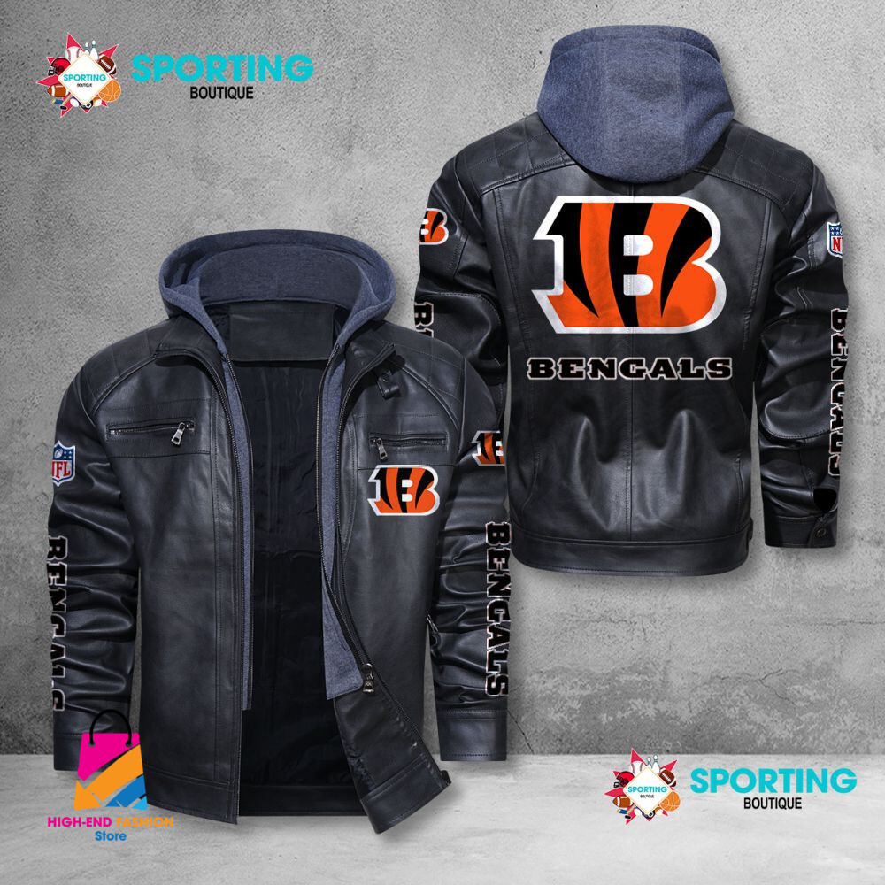 Cincinnati Bengals NFL Style Leather Jacket For Fans