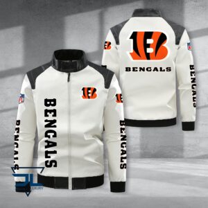 Cincinnati Bengals NFL Style Leather Jacket For Fans