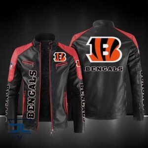 Cincinnati Bengals NFL Style Leather Jacket For Fans