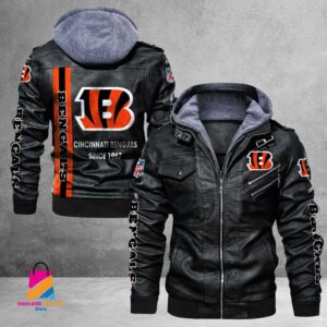 Cincinnati Bengals NFL Style Leather Jacket For Fans