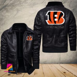 Cincinnati Bengals NFL Style Leather Jacket For Fans