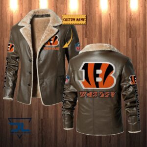 Cincinnati Bengals NFL Style Leather Jacket For Fans