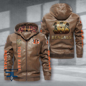 Cincinnati Bengals NFL Style Leather Jacket For Fans