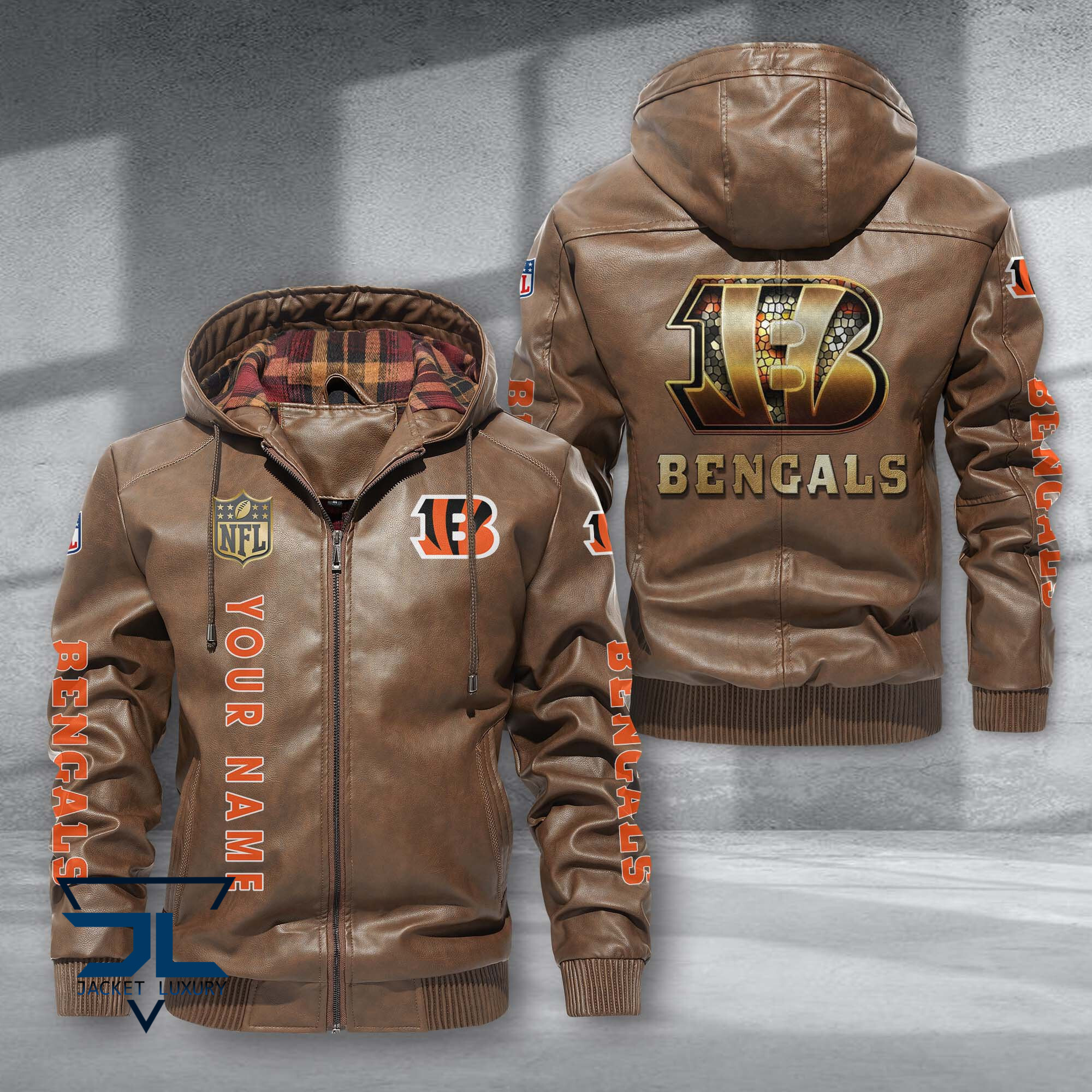 Cincinnati Bengals NFL Style Leather Jacket For Fans