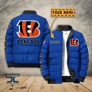Cincinnati Bengals NFL Style Puffer Jacket For Fans