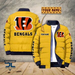 Cincinnati Bengals NFL Style Puffer Jacket For Fans