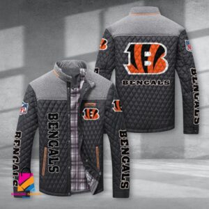 Cincinnati Bengals NFL Style Puffer Jacket For Fans