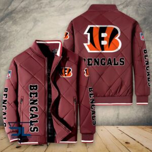 Cincinnati Bengals NFL Style Puffer Jacket For Fans