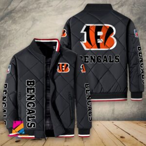Cincinnati Bengals NFL Style Puffer Jacket For Fans