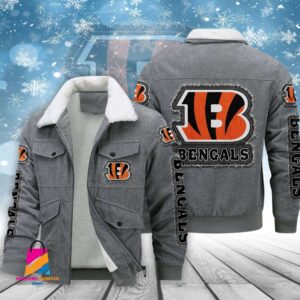 Cincinnati Bengals NFL Style Thermal Cotton Jacket Prim For Fans