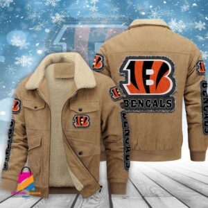 Cincinnati Bengals NFL Style Thermal Cotton Jacket Prim For Fans