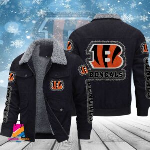 Cincinnati Bengals NFL Style Thermal Cotton Jacket Prim For Fans