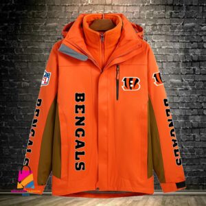 Cincinnati Bengals NFL Style Windbreaker Jacket For Fans