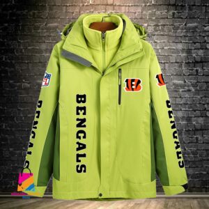 Cincinnati Bengals NFL Style Windbreaker Jacket For Fans