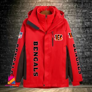 Cincinnati Bengals NFL Style Windbreaker Jacket For Fans