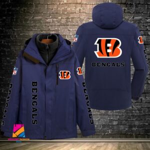 Cincinnati Bengals NFL Style Windbreaker Jacket For Fans