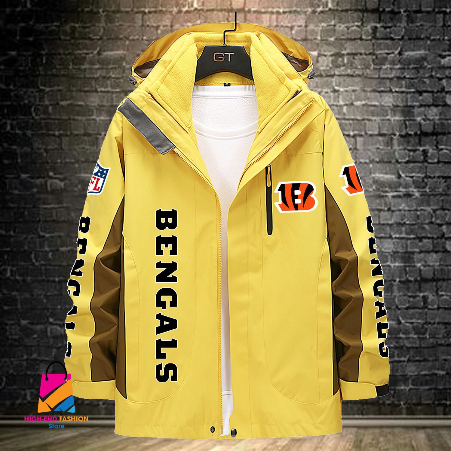 Cincinnati Bengals NFL Style Windbreaker Jacket For Fans