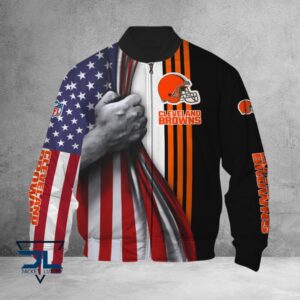 Cleveland Browns NFL Style Bomber Jacket For Fans