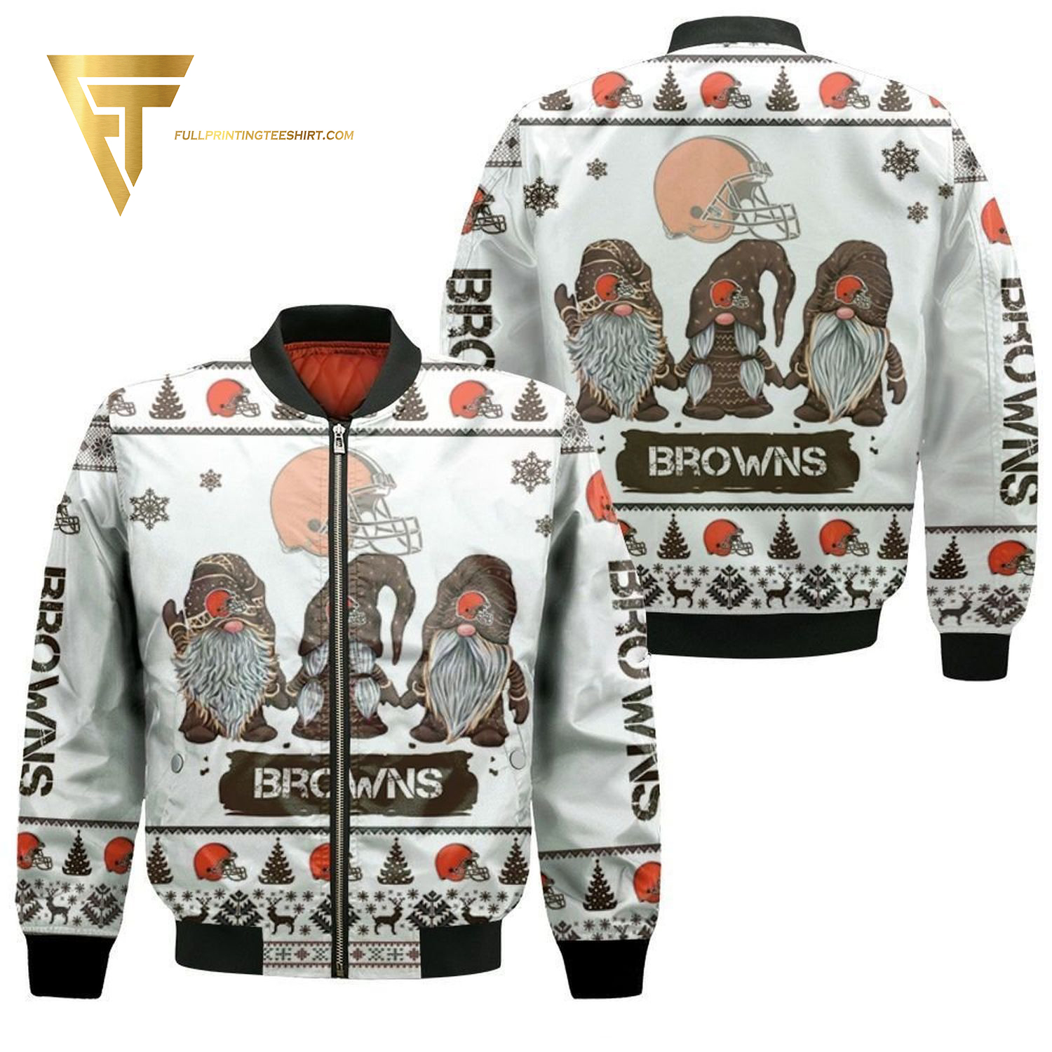 Cleveland Browns NFL Style Bomber Jacket For Fans