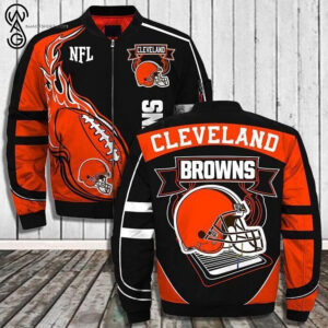 Cleveland Browns NFL Style Bomber Jacket For Fans