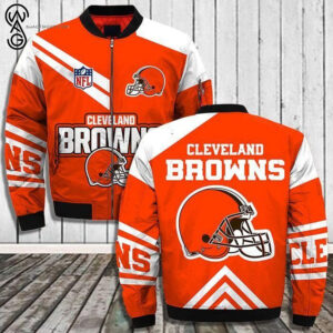 Cleveland Browns NFL Style Bomber Jacket For Fans
