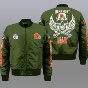 Cleveland Browns NFL Style Bomber Jacket For Fans