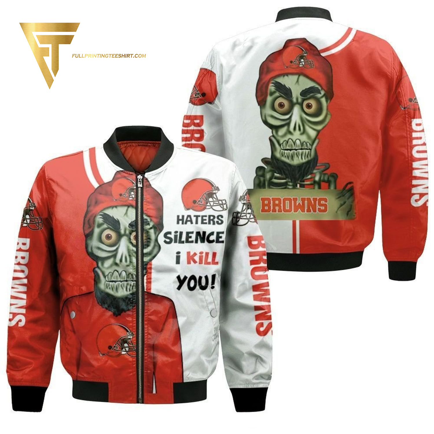 Cleveland Browns NFL Style Bomber Jacket For Fans
