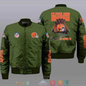 Cleveland Browns NFL Style Bomber Jacket For Fans