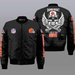 Cleveland Browns NFL Style Bomber Jacket For Fans