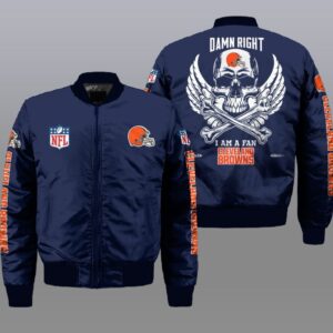 Cleveland Browns NFL Style Bomber Jacket For Fans