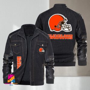 Cleveland Browns NFL Style Denim Jacket For Fans