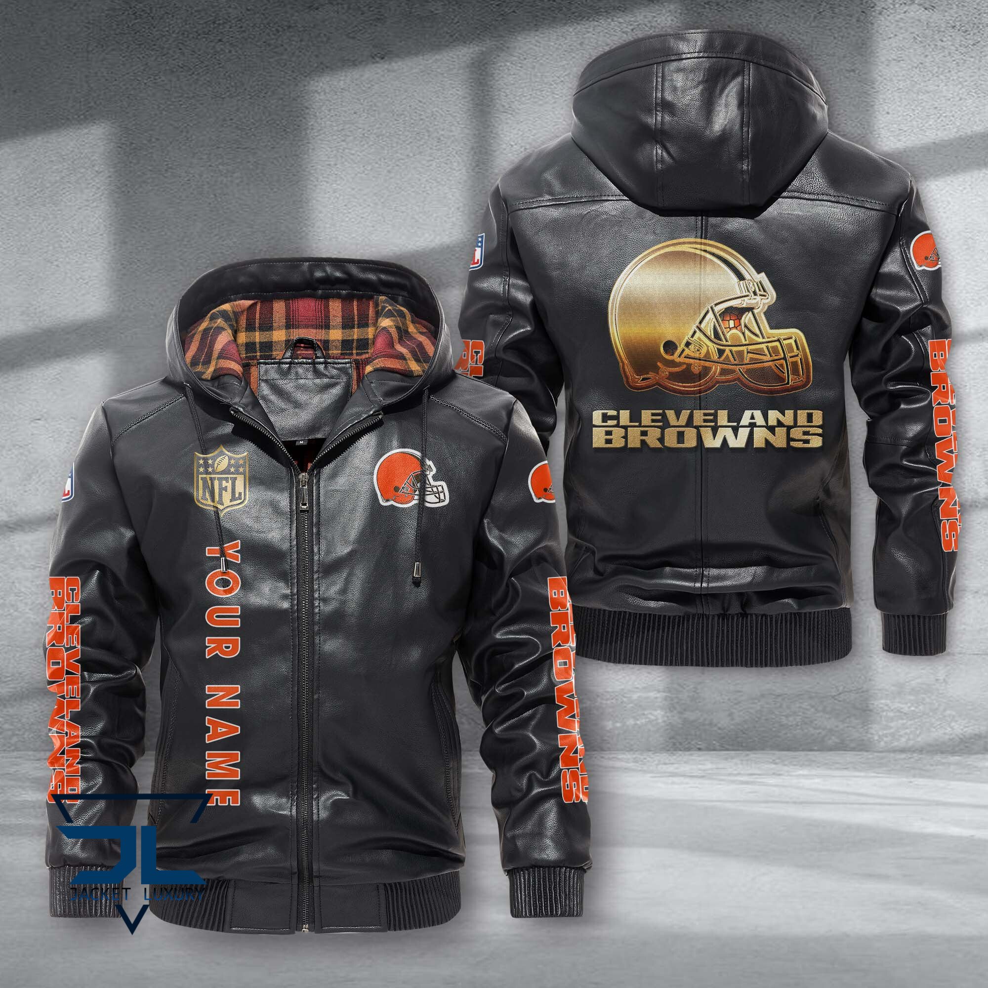 Cleveland Browns NFL Style Leather Jacket For Fans