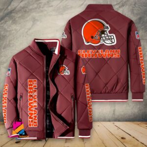 Cleveland Browns NFL Style Puffer Jacket For Fans
