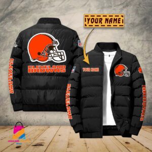 Cleveland Browns NFL Style Puffer Jacket For Fans