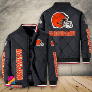 Cleveland Browns NFL Style Puffer Jacket For Fans